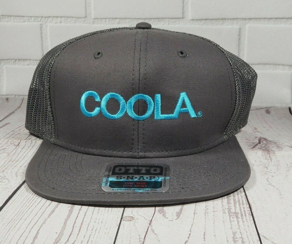 Coola Gray Snapback Hat – Premium OTTO Cap Base